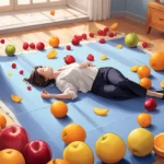 throw fruits on the floor dream meaning