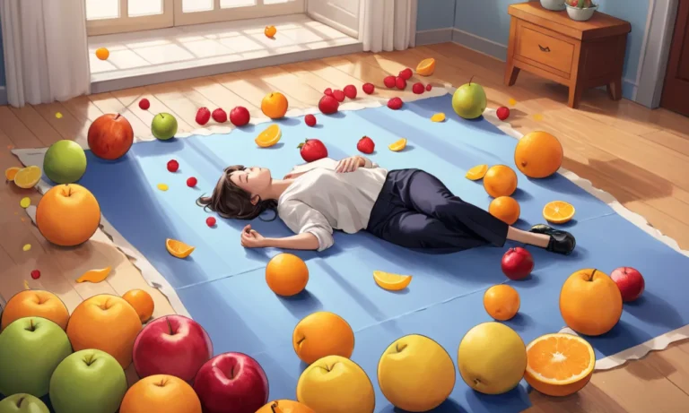 Throw Fruits on the Floor Dream Meaning