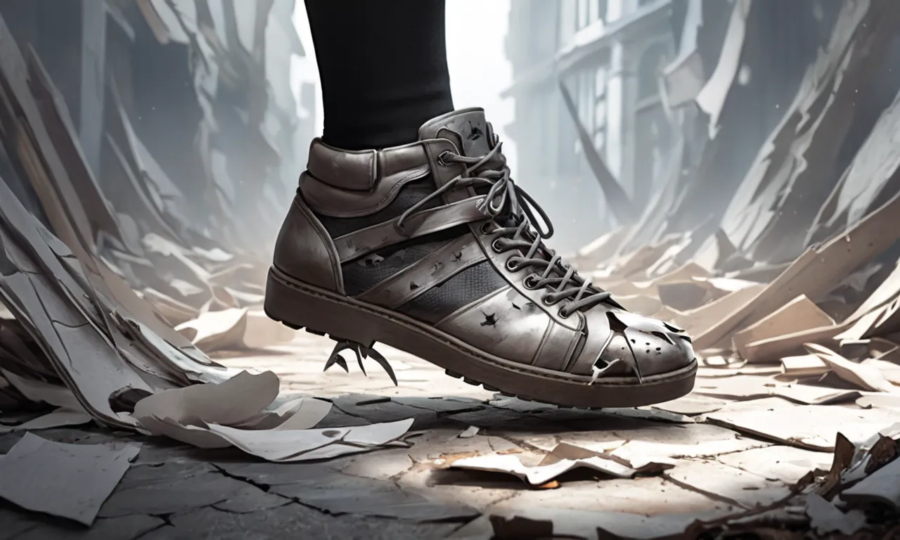 torn shoes dream meaning
