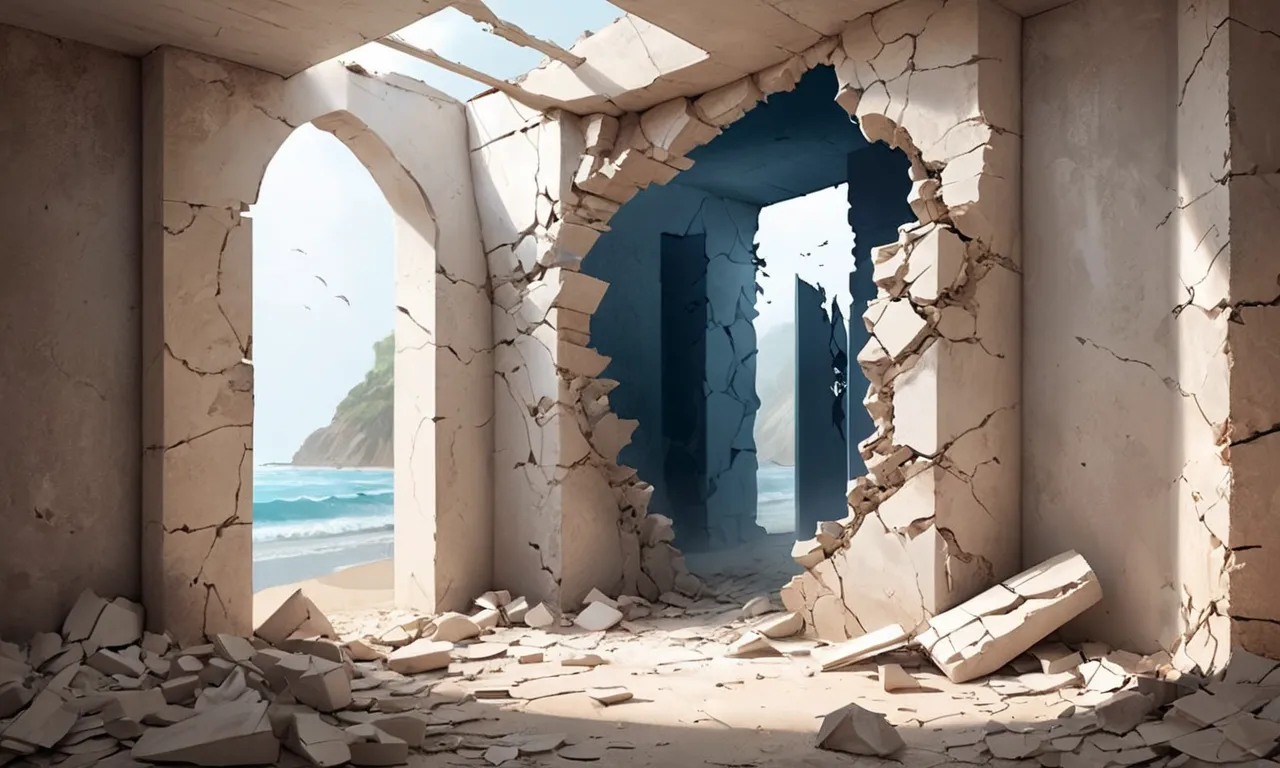 torn wall dream meaning