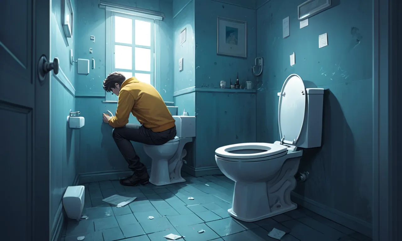 urinating in the toilet dream meaning