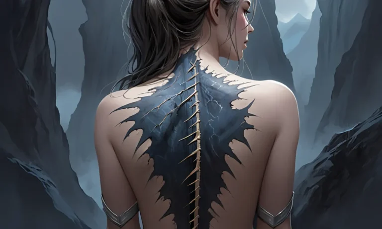 Vertical Scar on the Back Dream Meaning