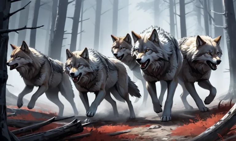 Vicious Wolf Pack But Not Scared Dream Meaning