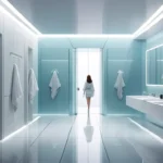 walking to unisex bathroom dream meaning