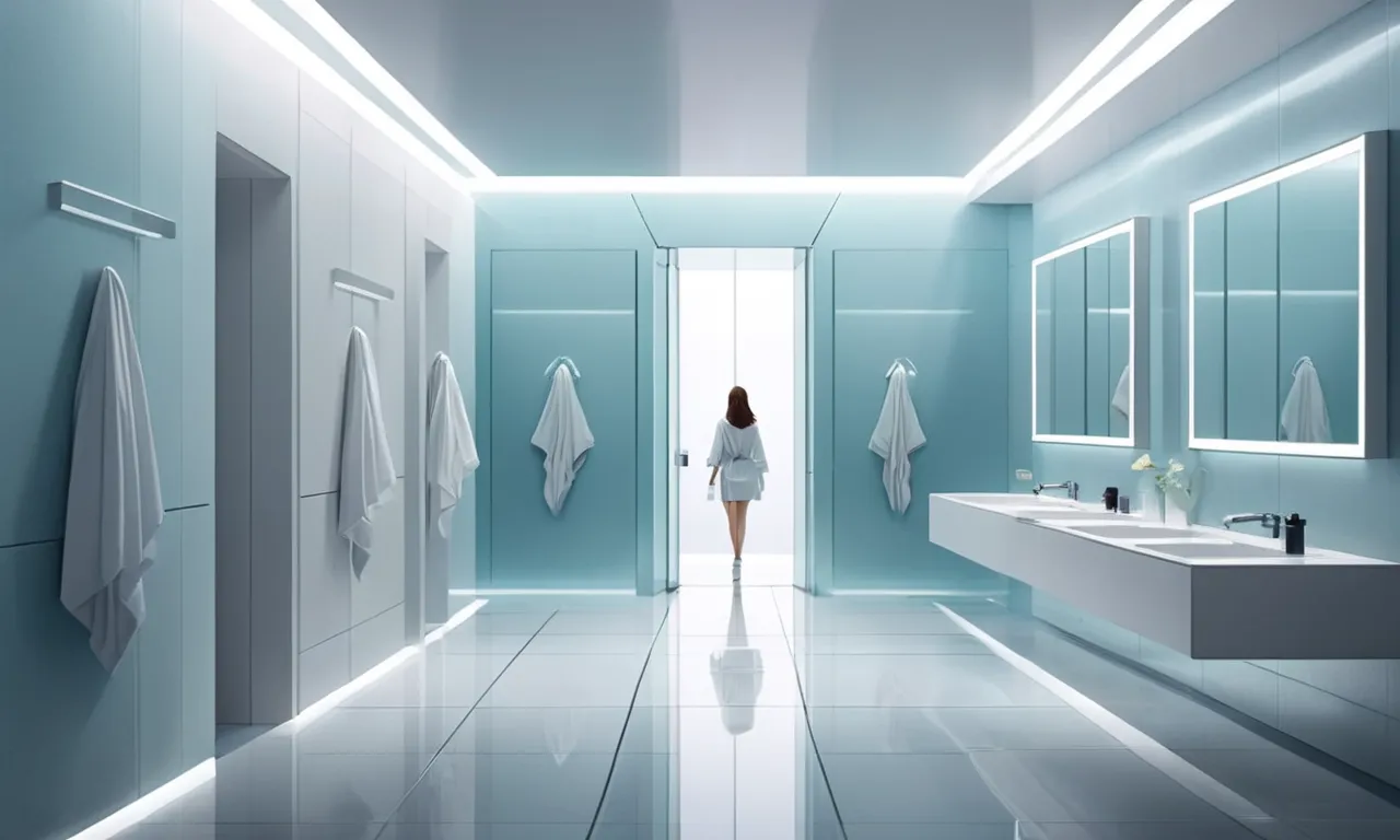 walking to unisex bathroom dream meaning