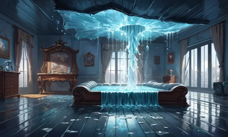 Water Leaking From The Roof Dream Meaning