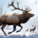 what is an elk running dream meaning