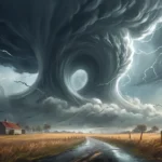 where tornado swirls round me dream meaning