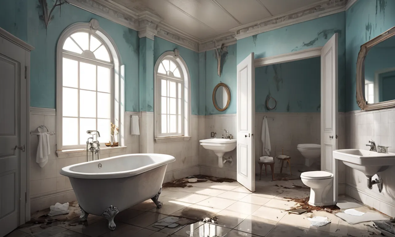 with dirty bathroom dream meaning