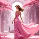 woman in a pink dress dream meaning