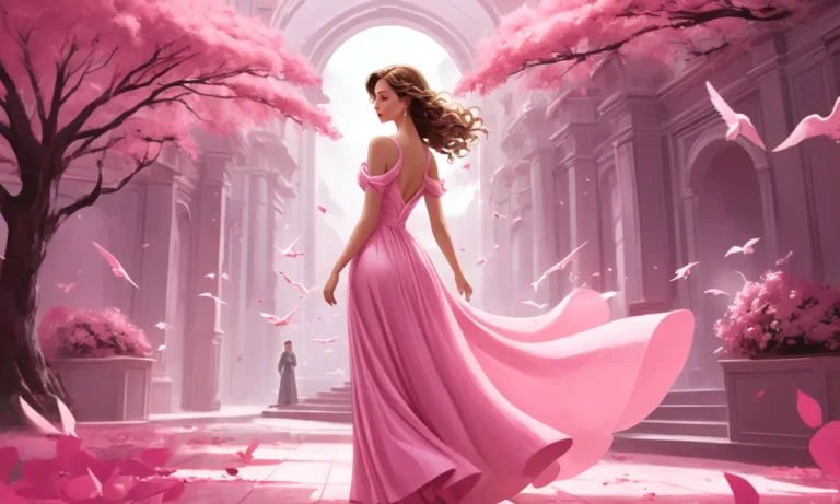 Woman In A Pink Dress Dream Meaning