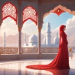 woman in a red dress in islam dream meaning