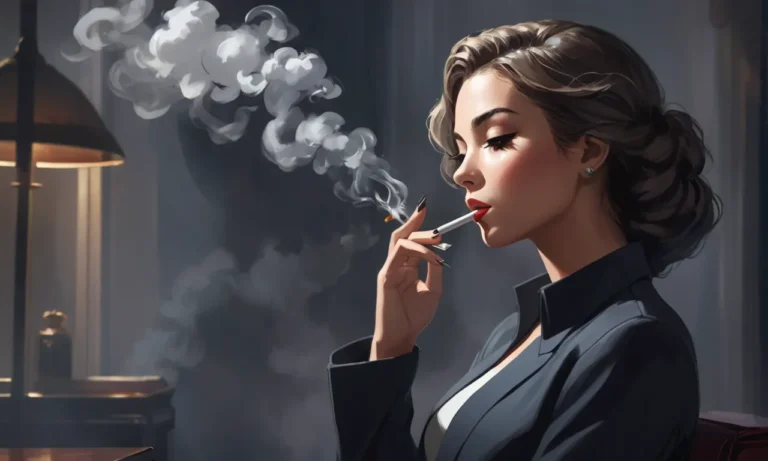 Woman Smoking A Cigarette Dream Meaning