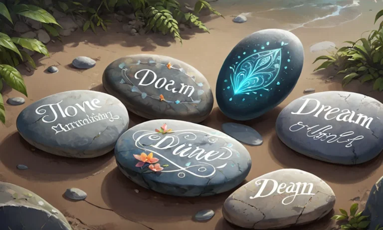 Writing on Stones Dream Meaning