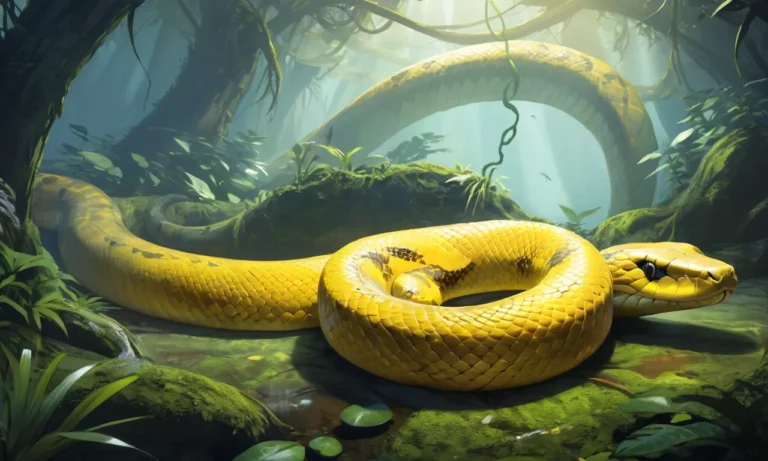 Yellow Anaconda Dream Meaning: A Comprehensive Guide