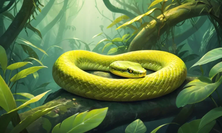 Yellow And Green Snake Dream Meaning