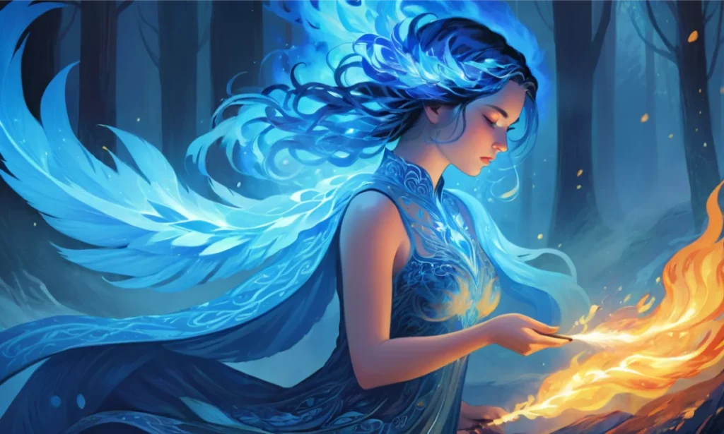 Interpreting Your Blue Fire Dream