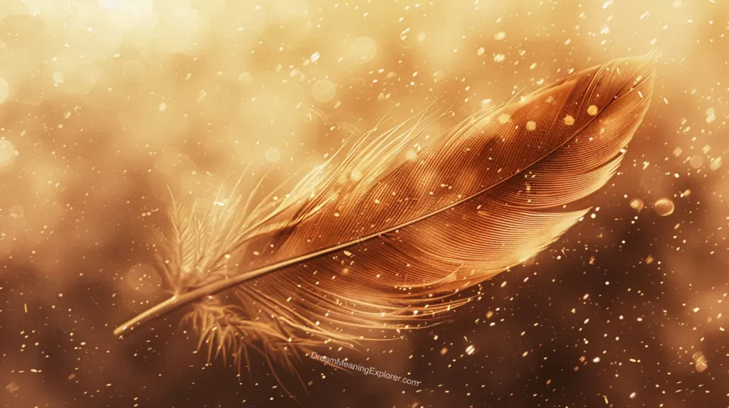 finding a brown feather meaning