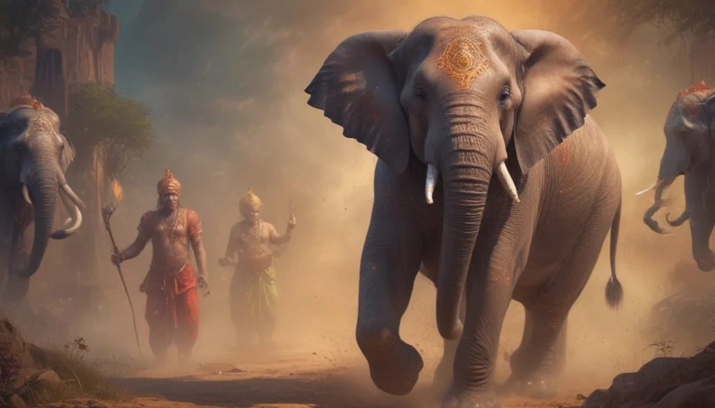 Elephant Attack Hindu Dream Meaning