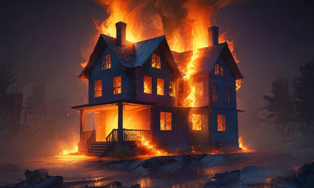 Common Interpretations of a House on Fire Dream