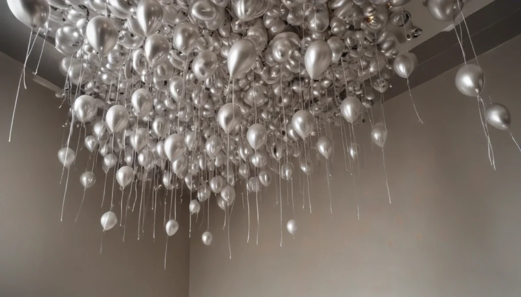 Common Interpretations of Silver Balloons Floating to the Ceiling