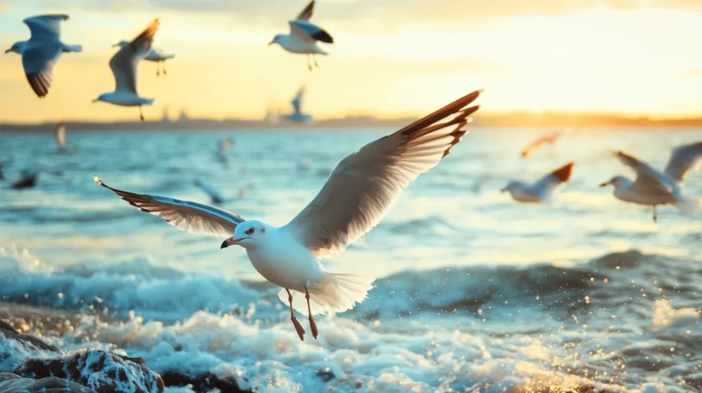 Coastal Connections: Seagulls and Emotional States